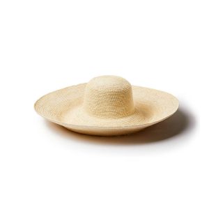 Long Natural Brim Handwoven Straw Hat