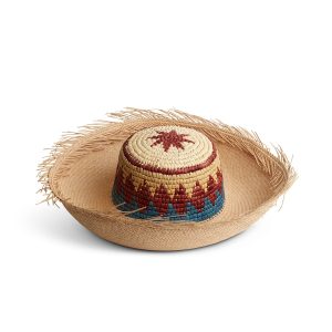 Golden Ray Sculpted Statement Brim Hat