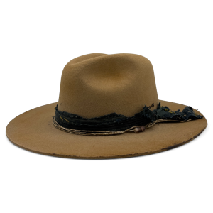 Versatile Fedora Hat in Coypu Fur Felt Finish