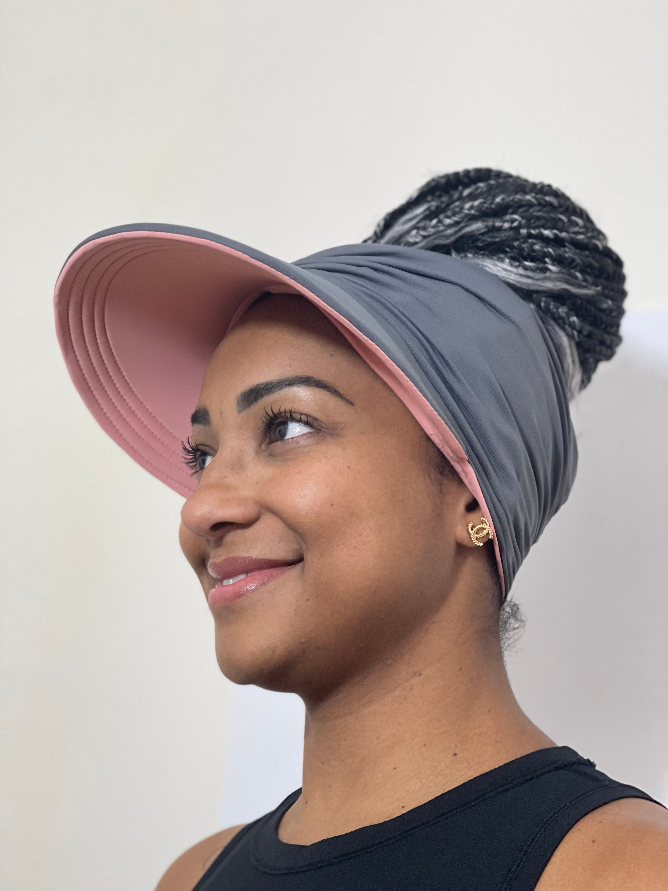 Reversible Beach Visor Hat: - Image 4