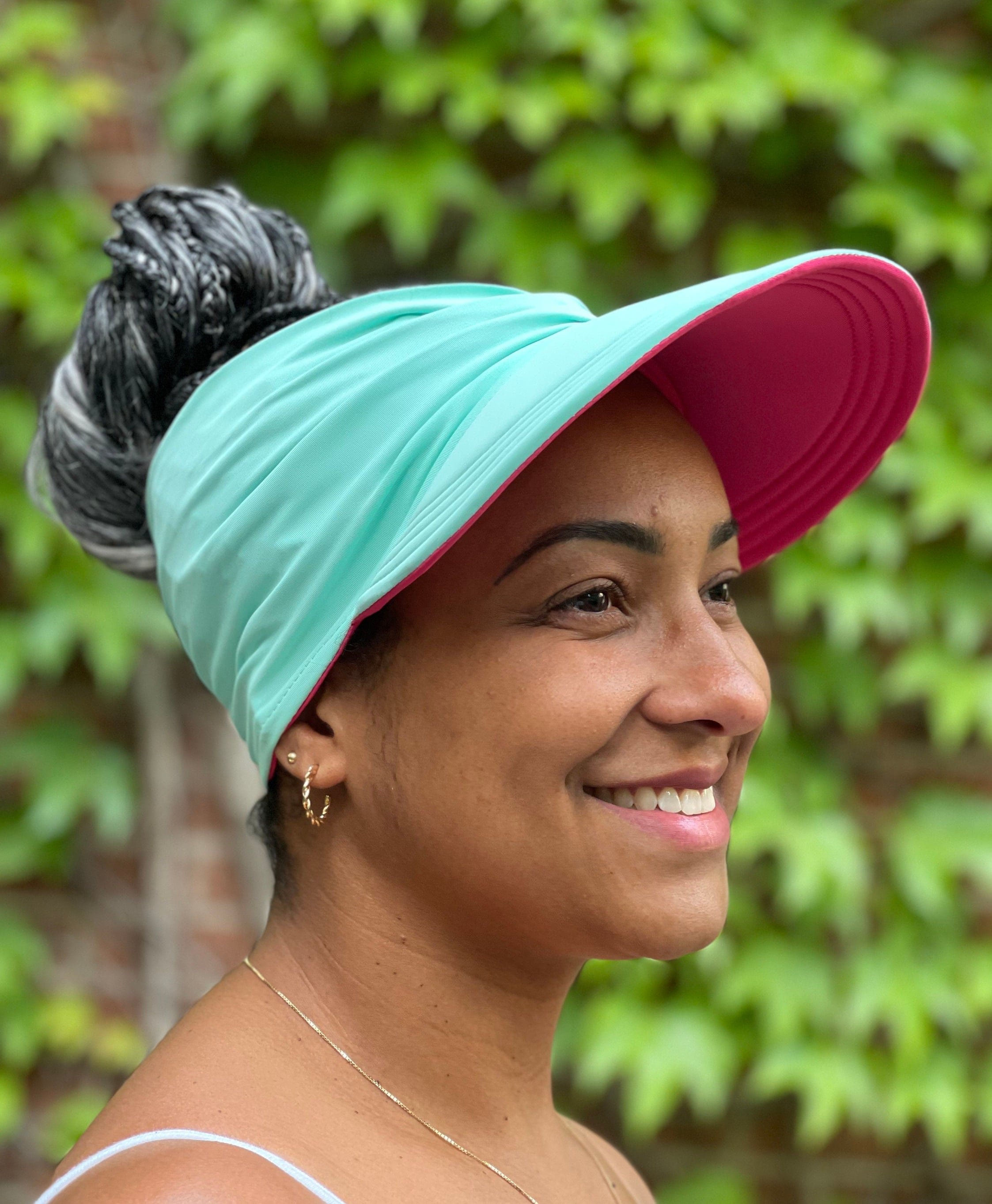 Reversible Beach Visor Hat: - Image 5